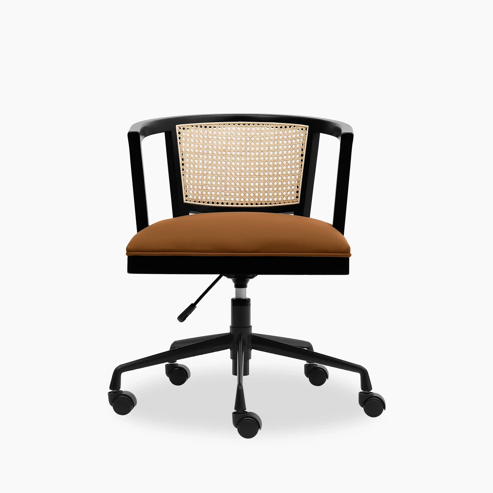 Lana Office Chair | Tuscan Tan Faux Leather & Black