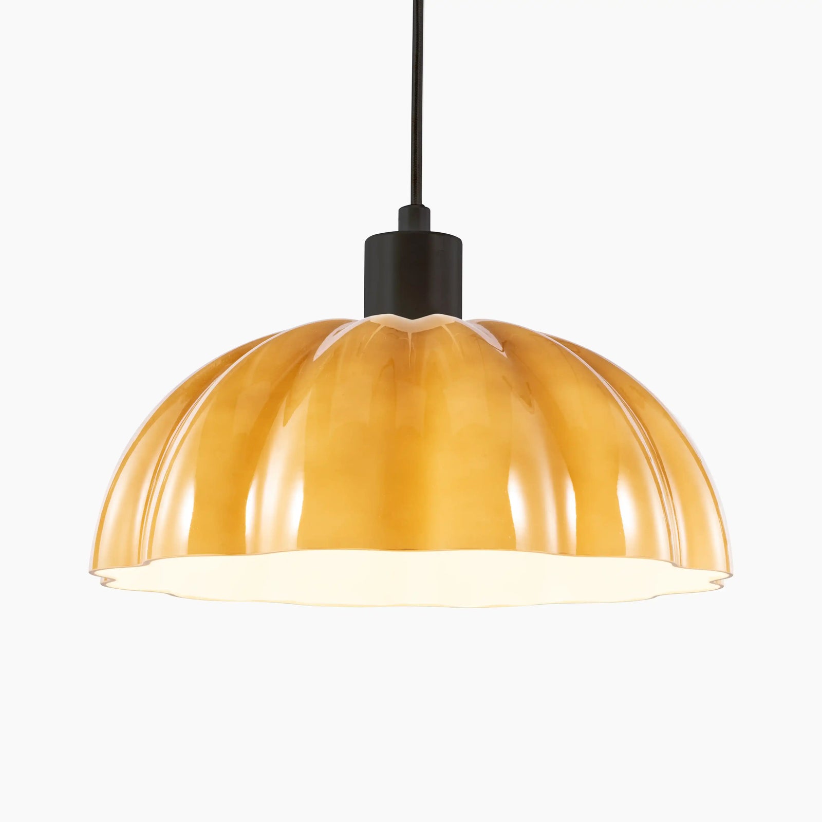 Crawford Glass Shade | Tawny Brown