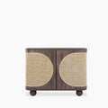 Una Wooden Sideboard | Walnut & Cane