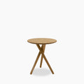 Boden Round Wooden Side Table | Oak