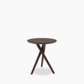 Boden Round Wooden Side Table | Walnut
