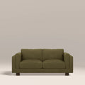 Halton 2 Seater Sofa | Moss Green Sustainable Mohair Velvet