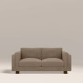 Halton 2 Seater Sofa | Truffle Brown Sustainable Mohair Velvet