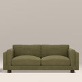 Halton 3 Seater Sofa | Moss Green Sustainable Mohair Velvet