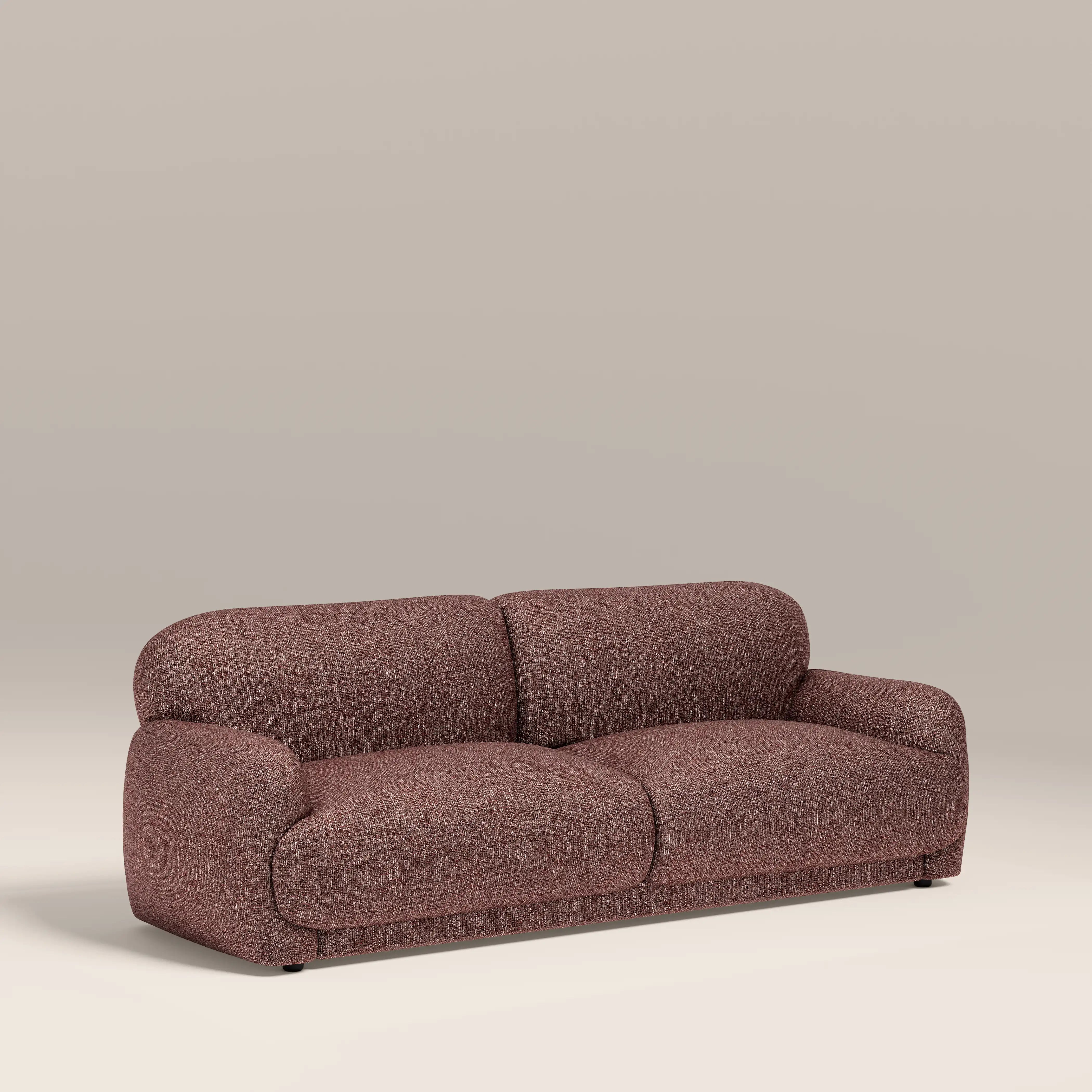 Cloud 3 Seater Sofa | Speckled Berry Red Boucle