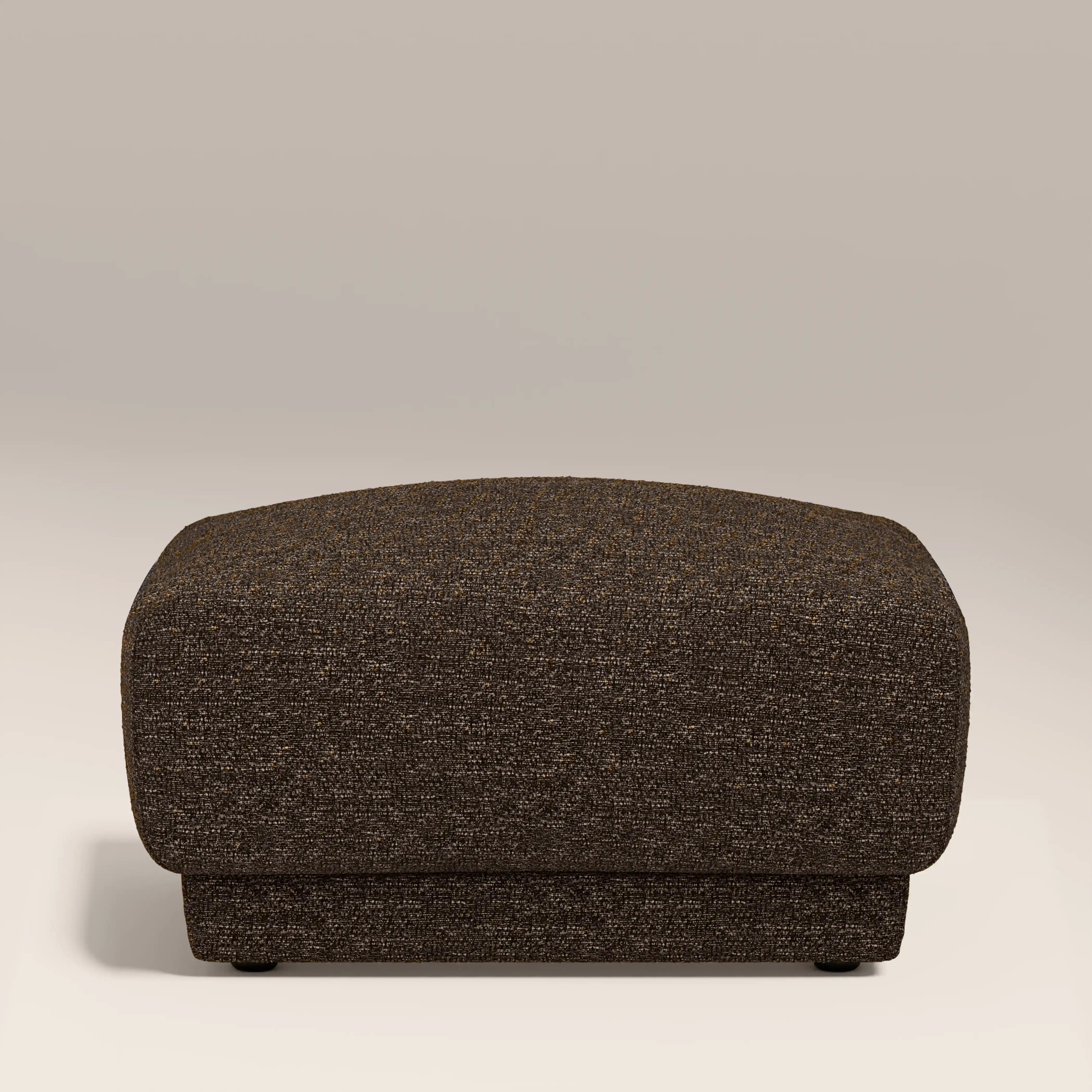 Cloud Footstool | Speckled Espresso Boucle