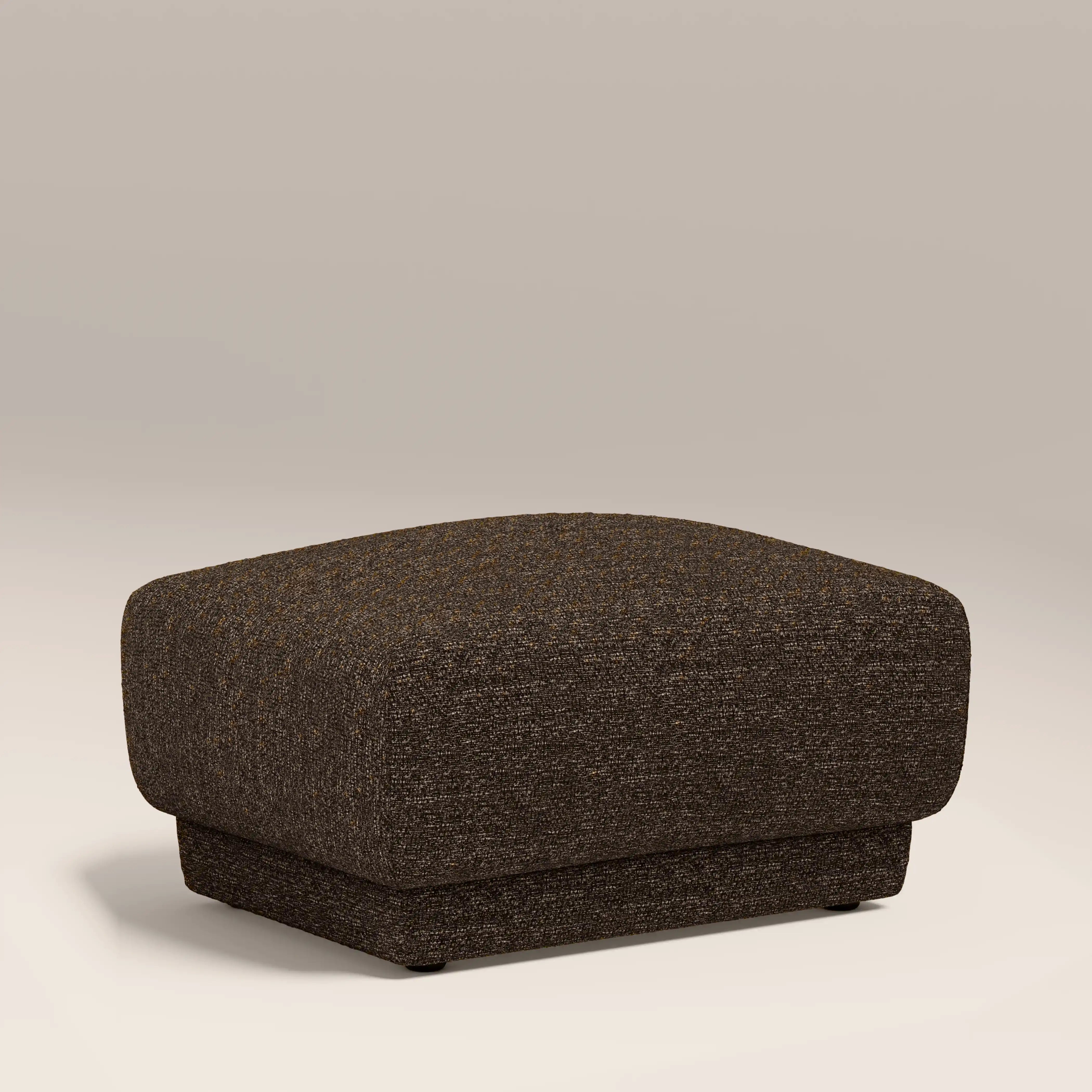 Cloud Footstool | Speckled Espresso Boucle