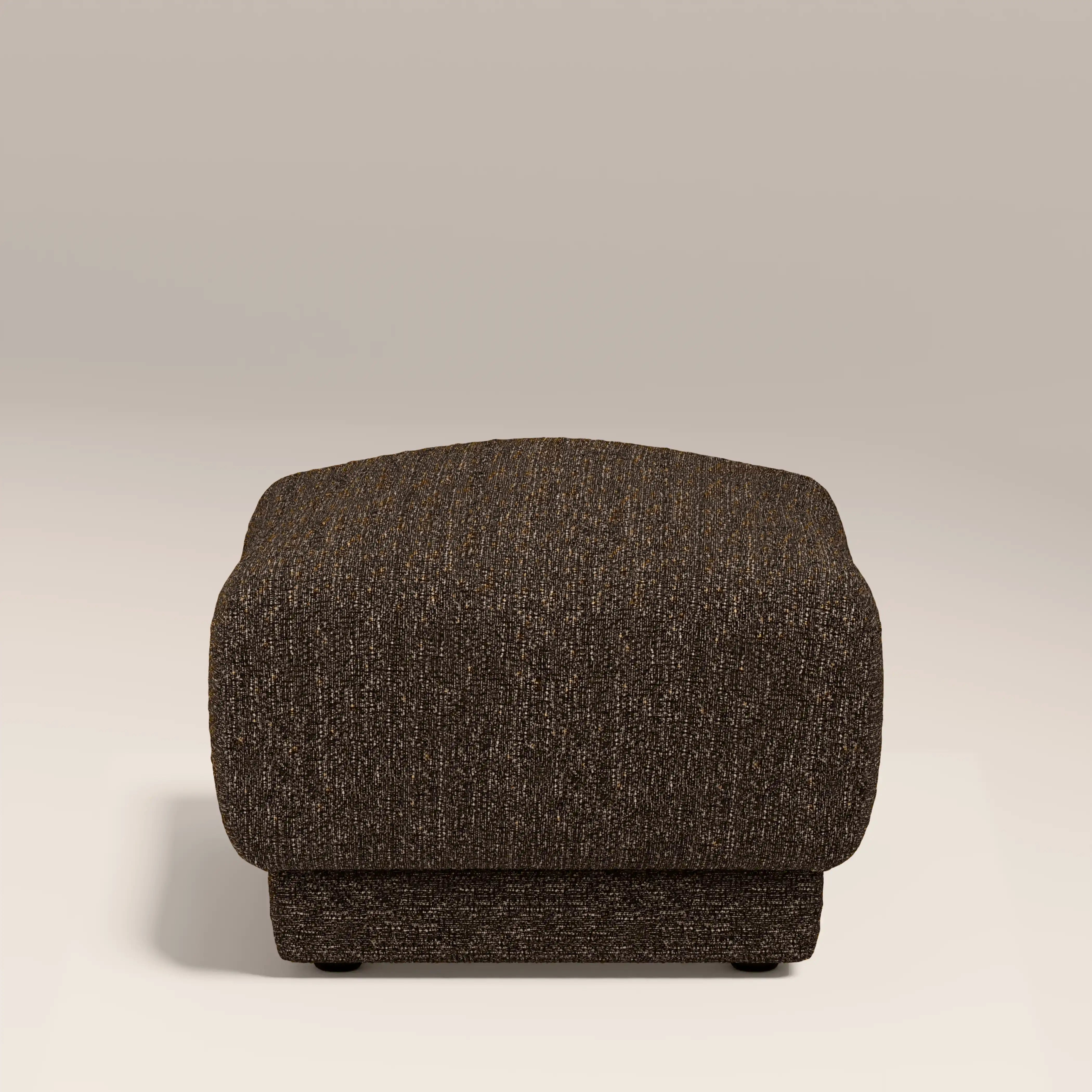 Cloud Footstool | Speckled Espresso Boucle