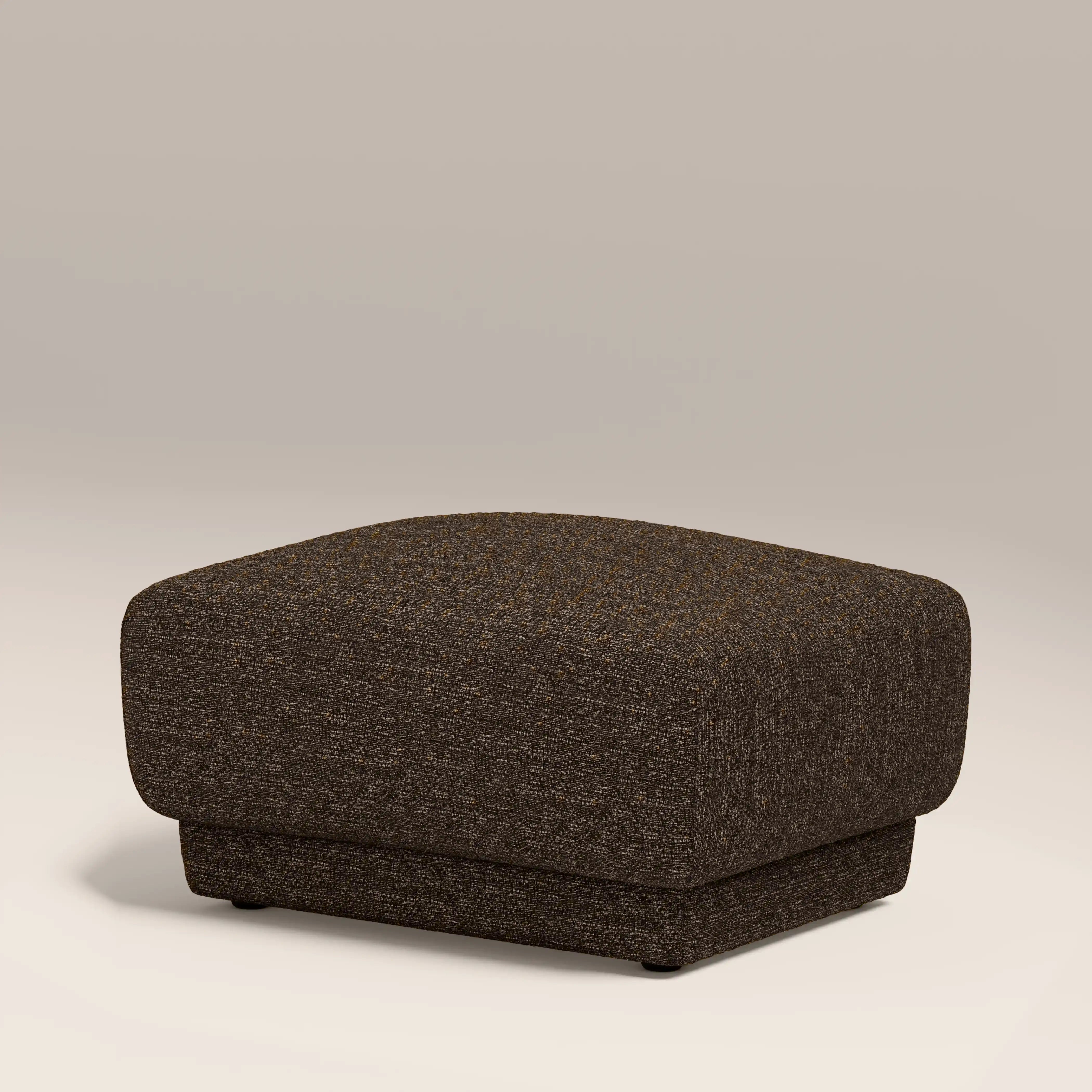 Cloud Footstool | Speckled Espresso Boucle