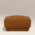 Cloud Footstool | Caramel Brown Sustainable Mohair Velvet
