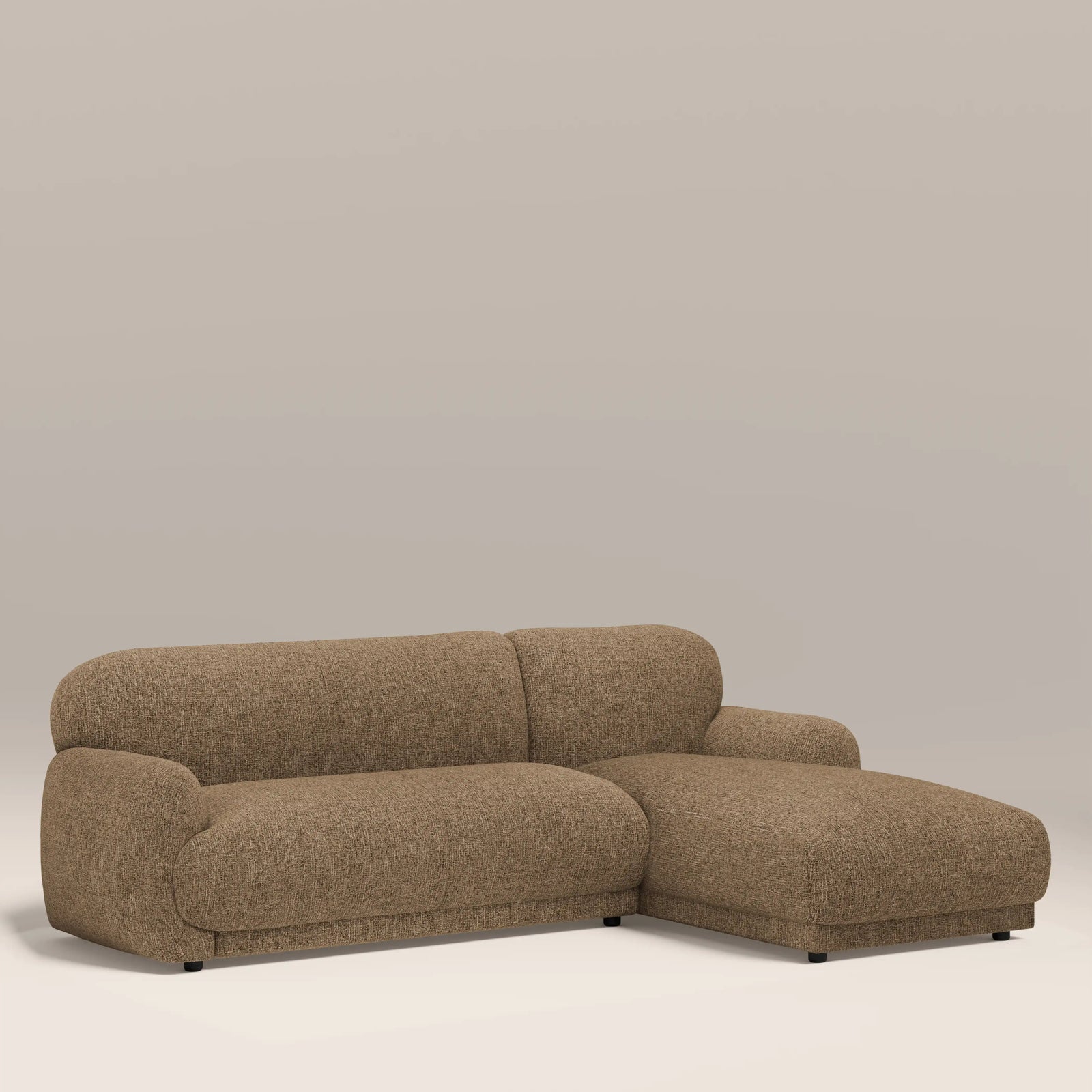 Cloud Right Hand Chaise Sofa | Speckled Cappuccino Boucle
