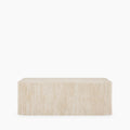 Sabel Rectangle Coffee Table | Natural Travertine Effect
