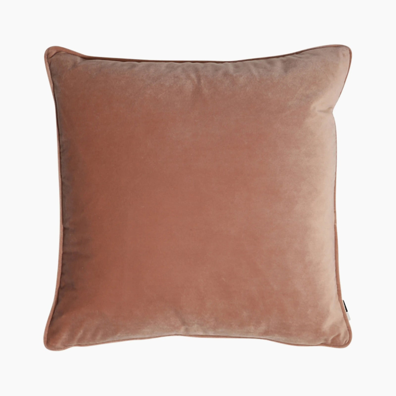 Delaney Square Velvet Cushion | Dusky Pink