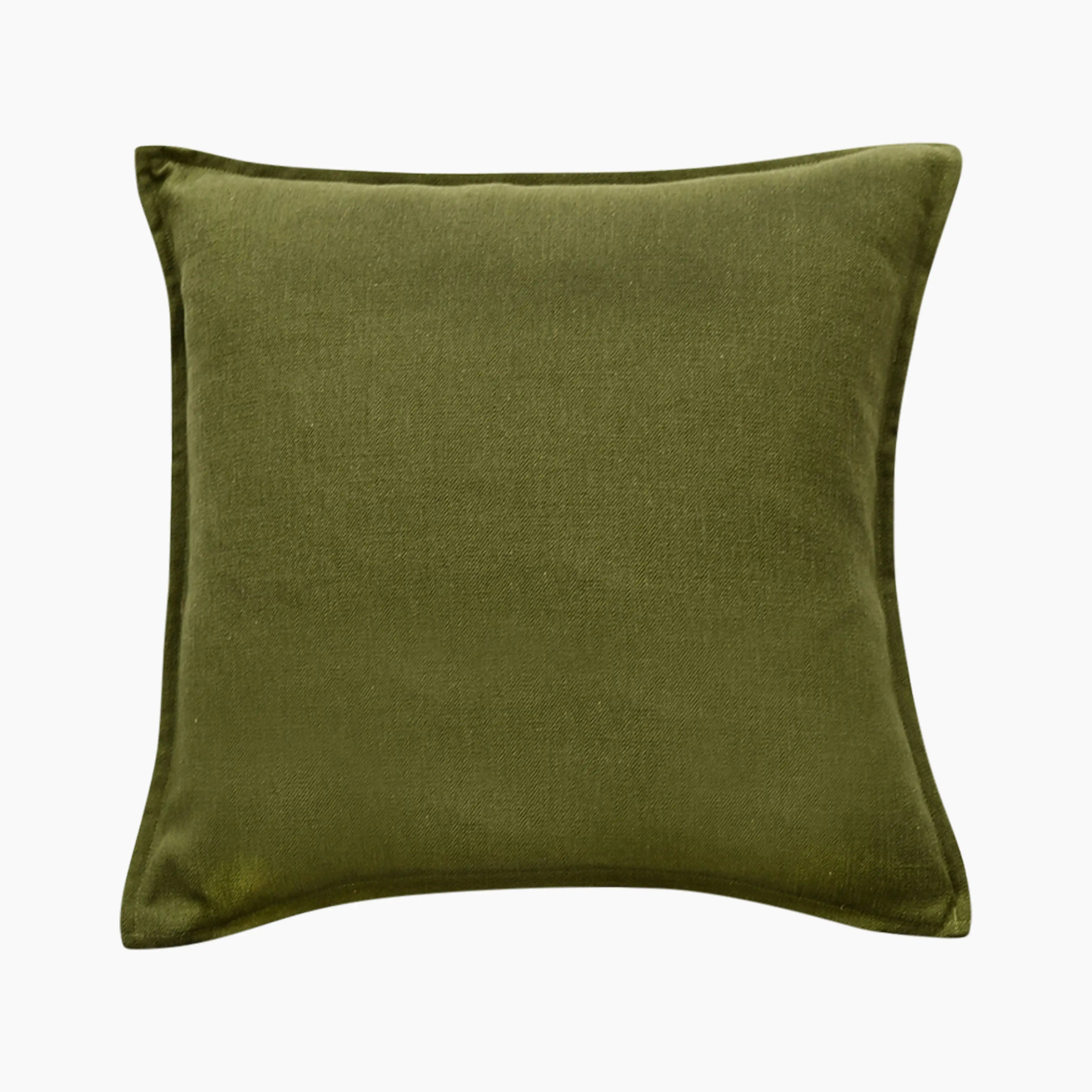 Abingdon Square Cushion | Olive Green
