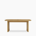 Caleb 6-8 Seat Rectangle Wooden Extendable Dining Table | Oak