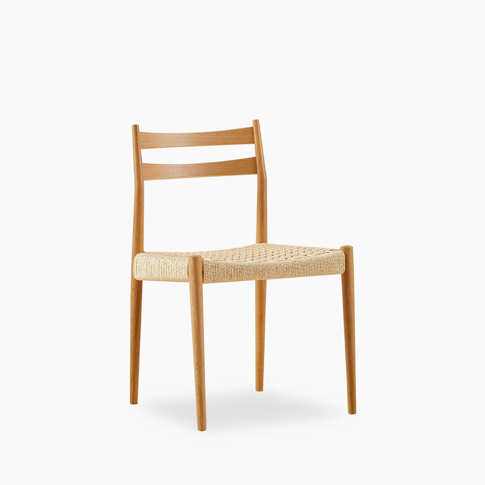 Caleb Wooden Dining Chair | Natural Weave & Oak