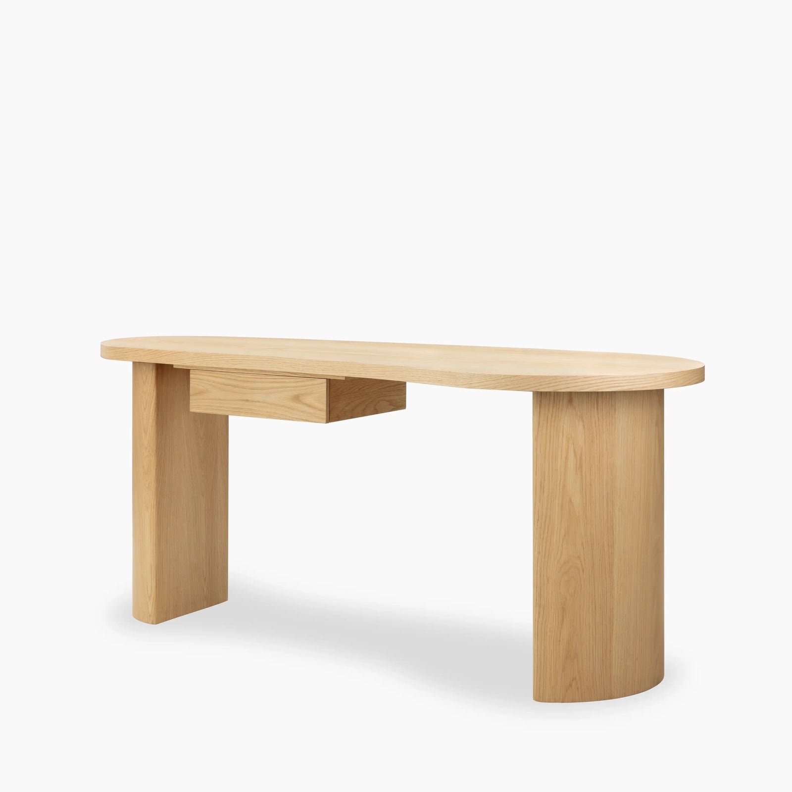 Lois 1 Drawer Wooden Desk | Oak