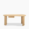 Lois 1 Drawer Wooden Desk | Oak