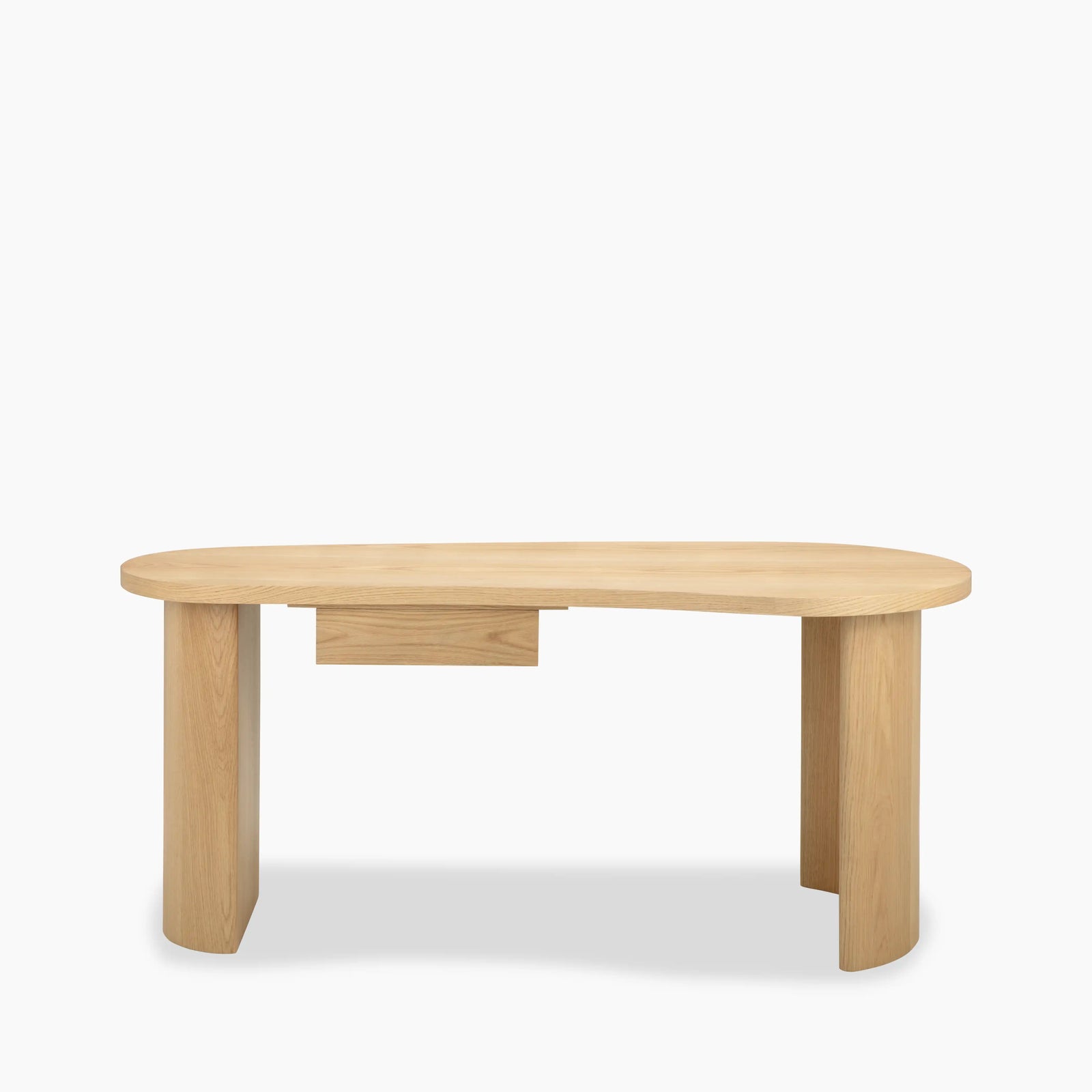 Lois 1 Drawer Wooden Desk | Oak