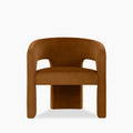 Bellamy Accent Chair | Caramel Sustainable Mohair Velvet