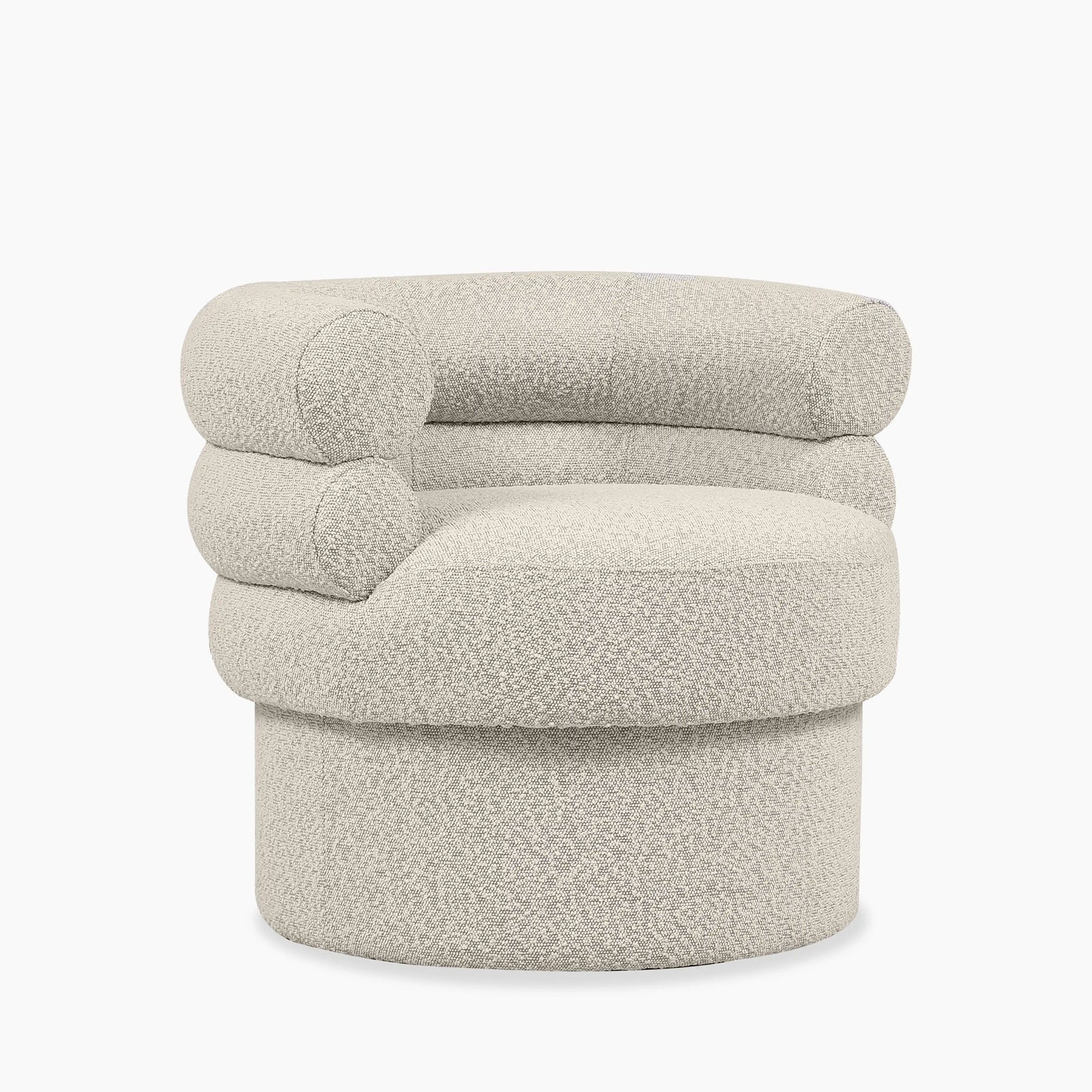 Ethan Accent Chair | Speckled Stone Sustainable Boucle