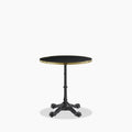 Parisian Style Flat Auto-Adjust Dining Table | Black & Brass