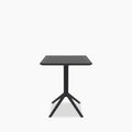 Aiden 4 Seat Square Cafe Table | Black