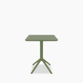 Aiden 4 Seat Square Cafe Table | Green