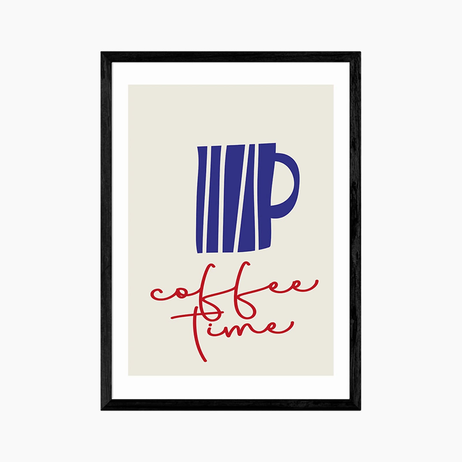It's Time For Coffee Graphic Print