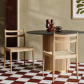 Caleb Wooden Dining Chair | Natural Weave & Oak
