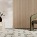 PLAANKED 3cm Flexible Ribbed Wall Panel | Paintable Pinewood