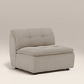 Bamba Armless Module Section | Pebble Grey Velvet Chenille
