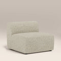 Malmo Armless Module Section | Oatmeal Woven Boucle