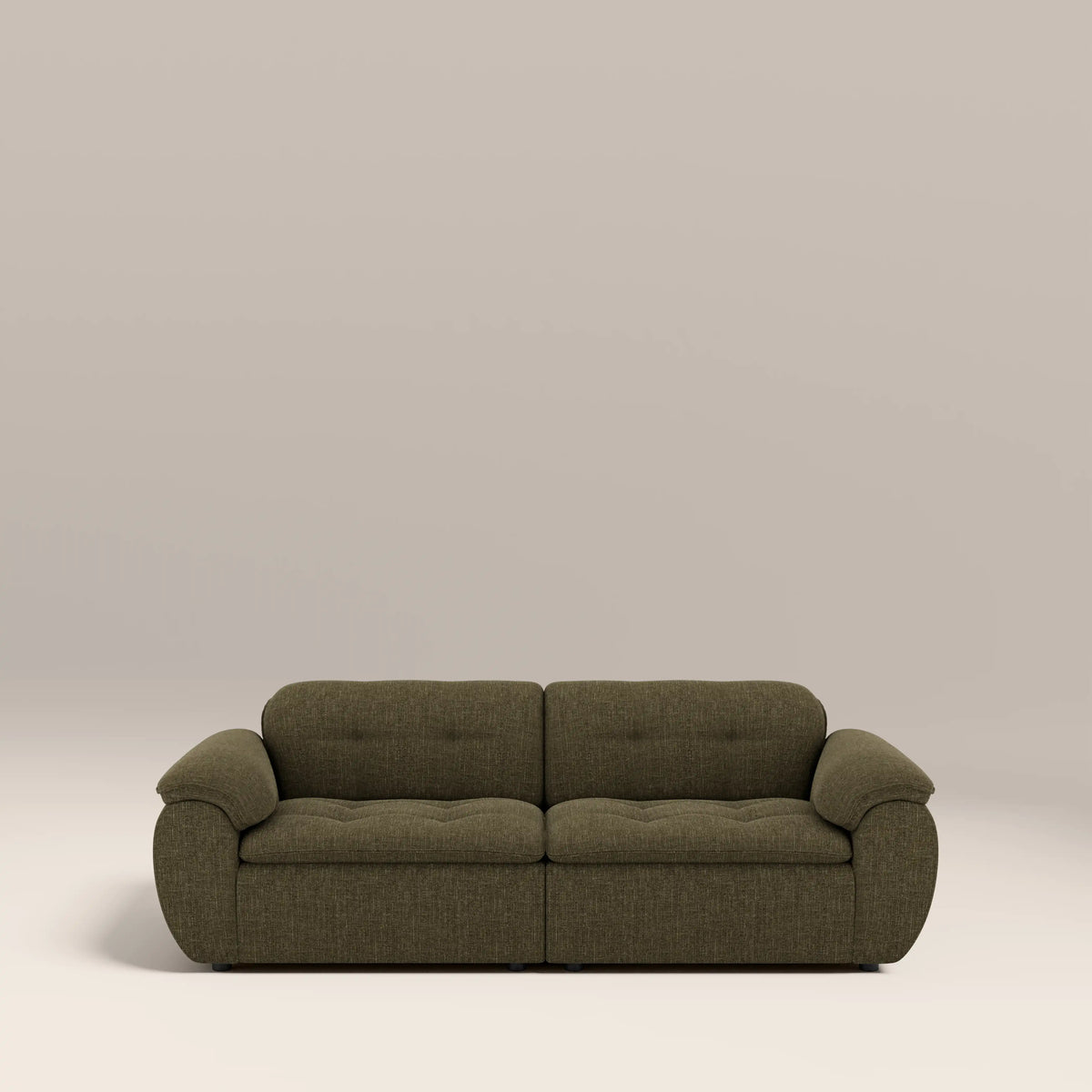 Bamba 2 Seater Sofa | Olive Green Velvet Chenille