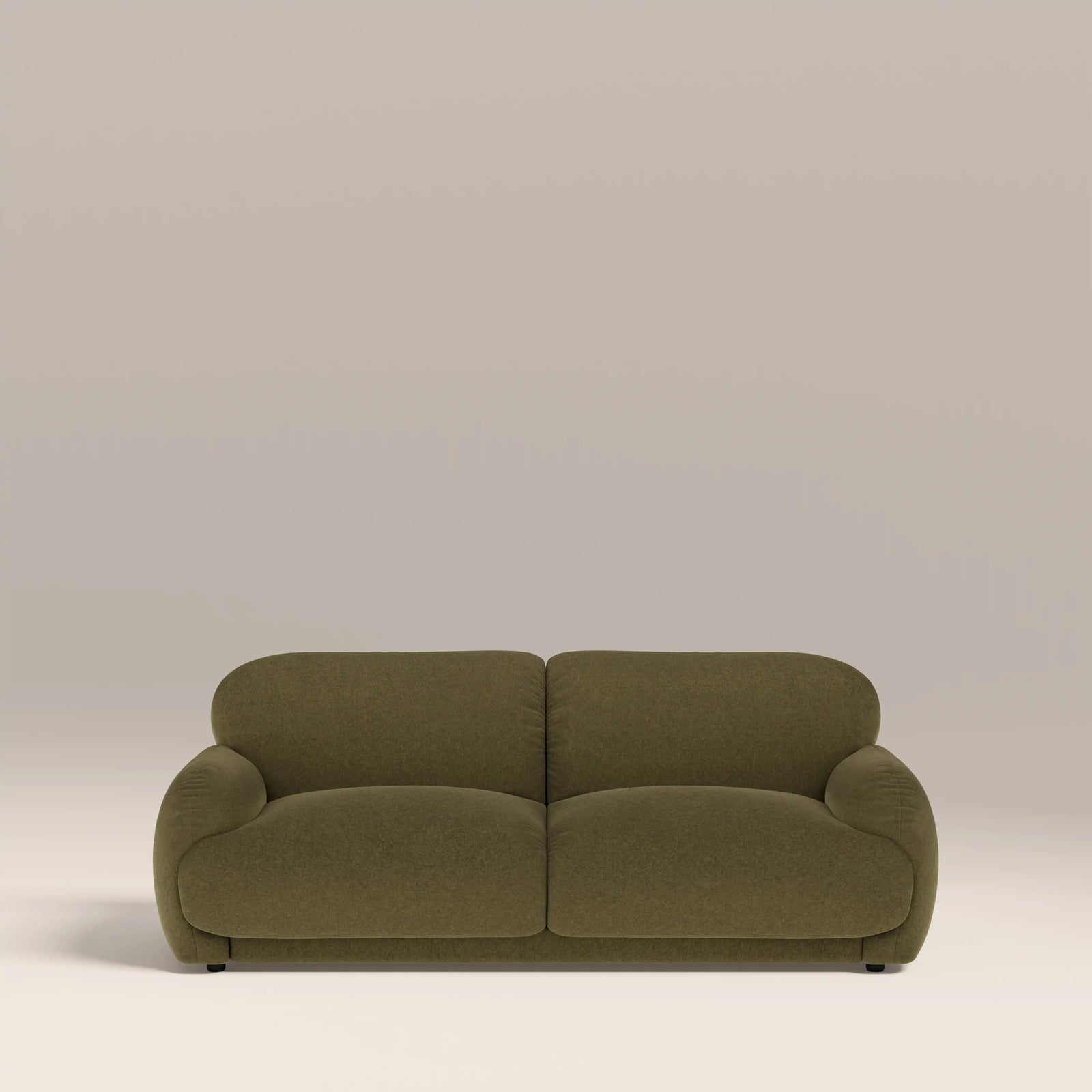 Cloud 2 Seater Sofa | Moss Green Sustainable Mohair Velvet
