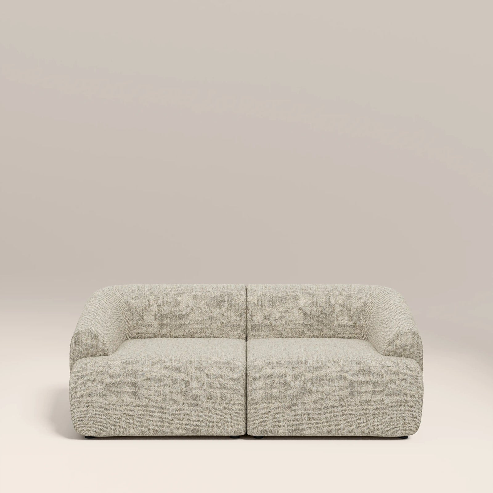 Malmo 2 Seater Sofa | Oatmeal Woven Boucle