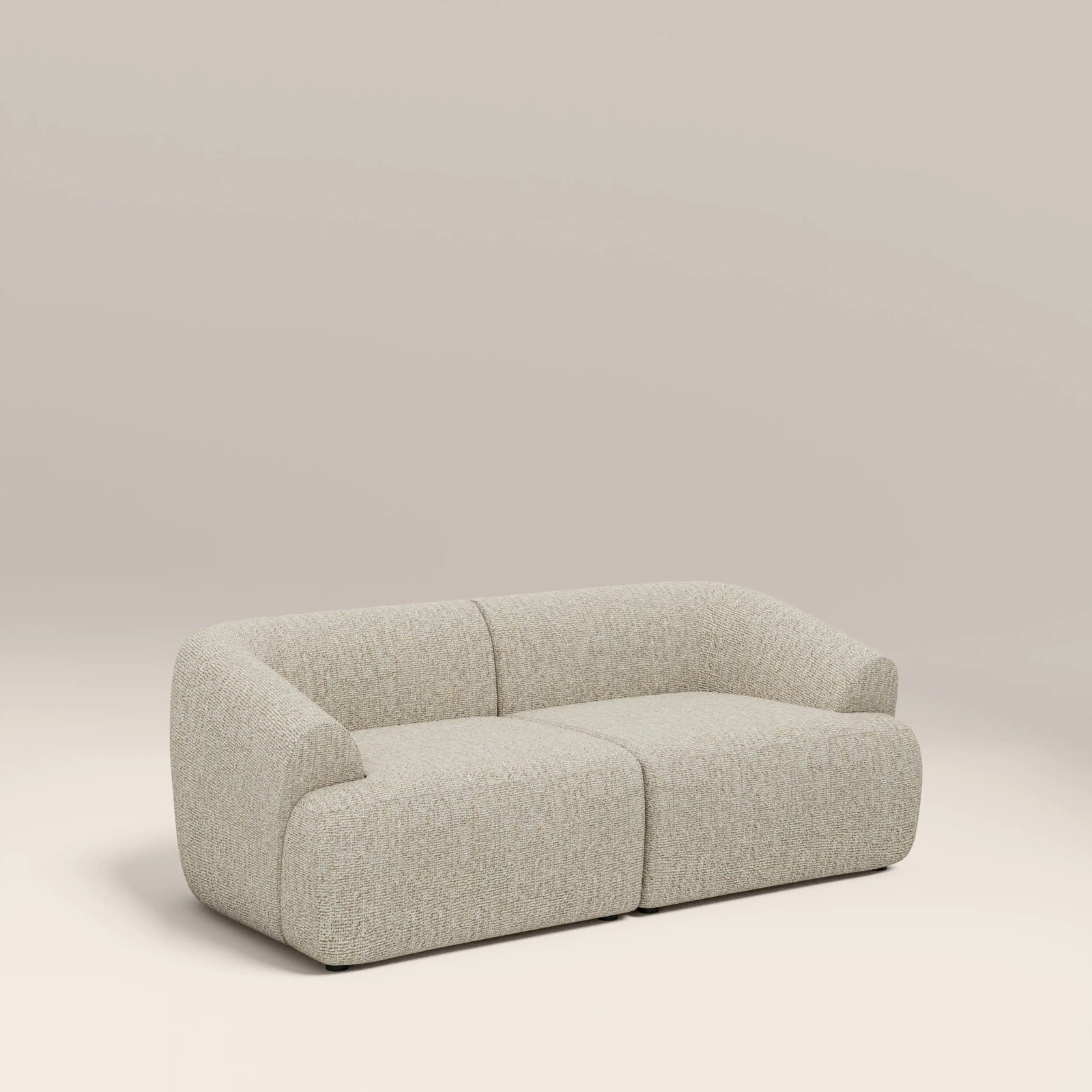 Malmo 2 Seater Sofa | Oatmeal Woven Boucle