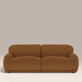 Cloud 3 Seater Sofa | Caramel Brown Sustainable Mohair Velvet