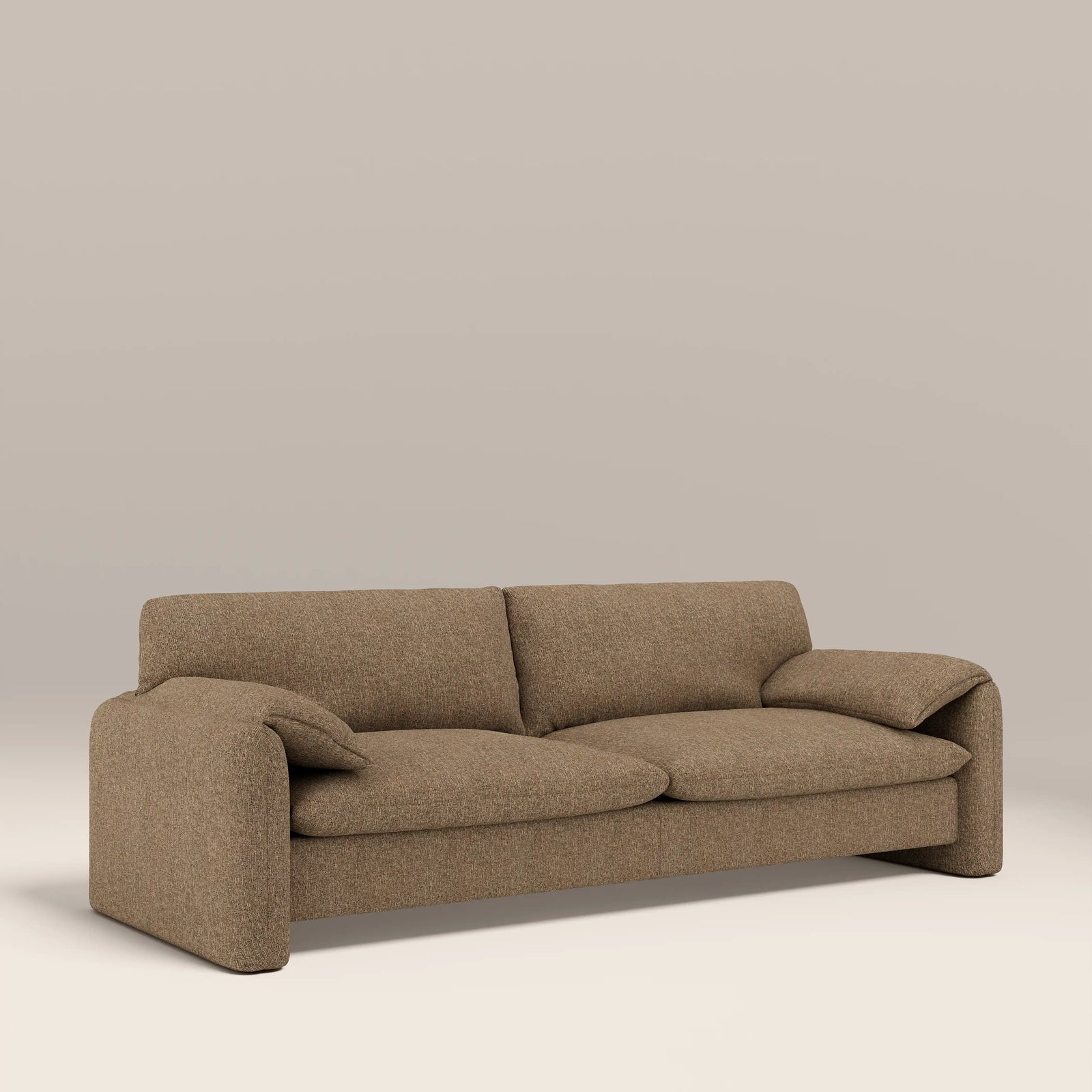 Haven 3 Seater Sofa | Speckled Cappuccino Boucle