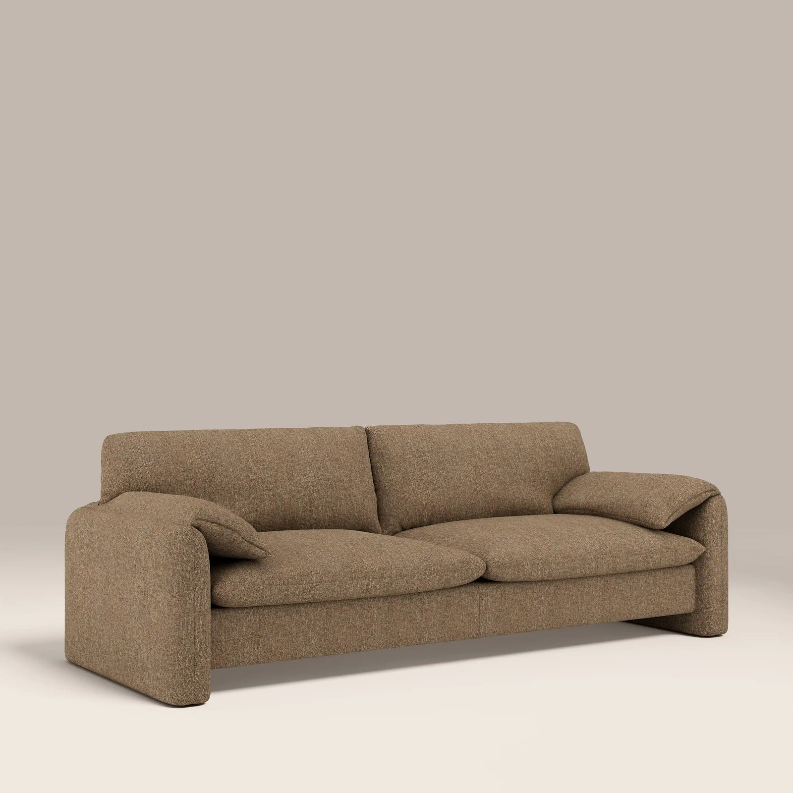 Haven 3 Seater Sofa | Speckled Cappuccino Boucle