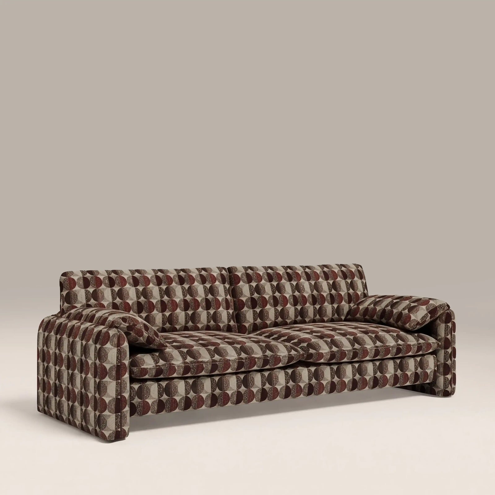 Haven 3 Seater Sofa | Multicolour Orbis Patterned Fabric