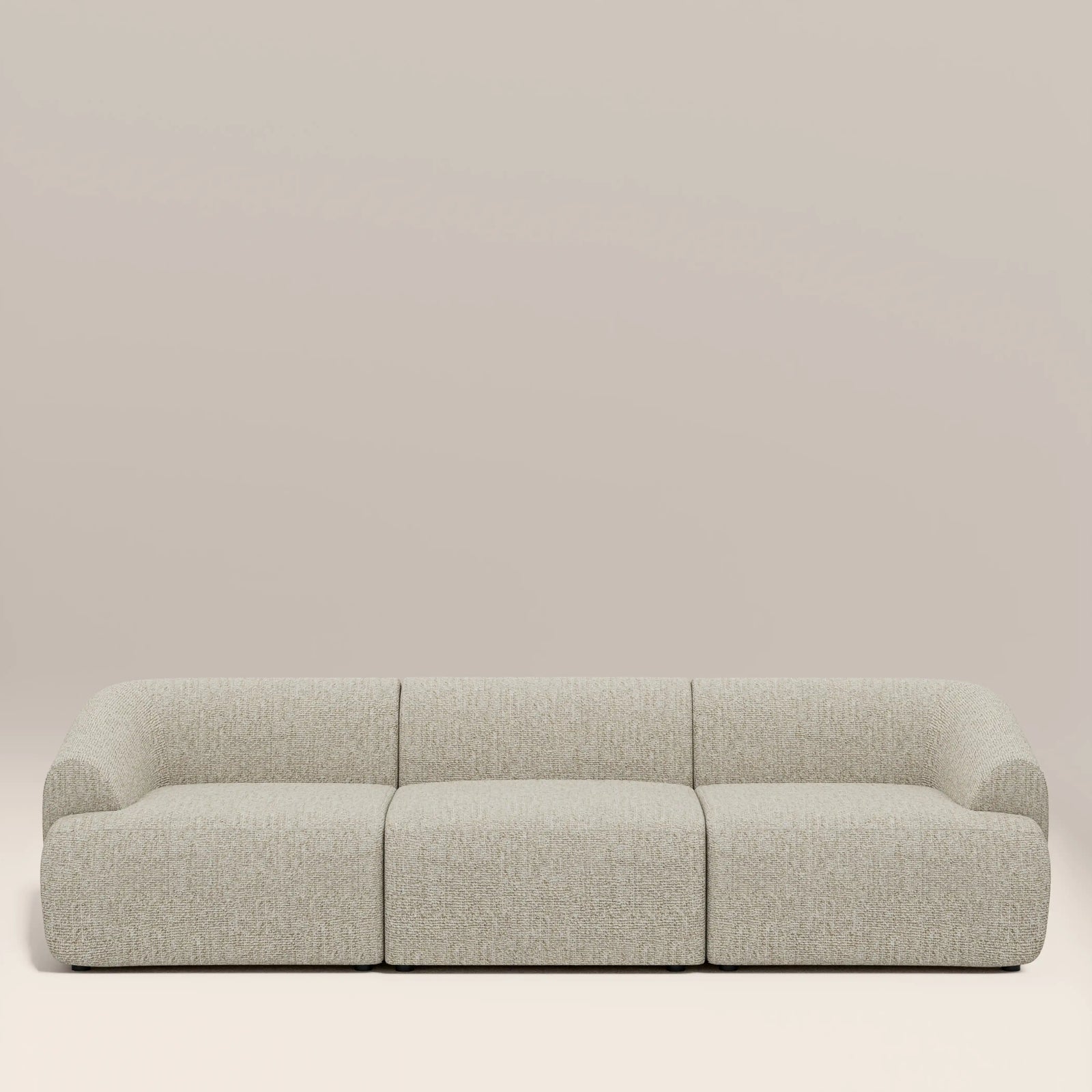 Malmo 3 Seater Sofa | Oatmeal Woven Boucle