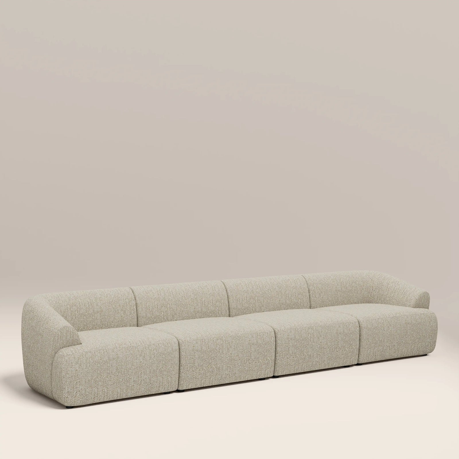 Malmo 4 Seater Sofa | Oatmeal Woven Boucle