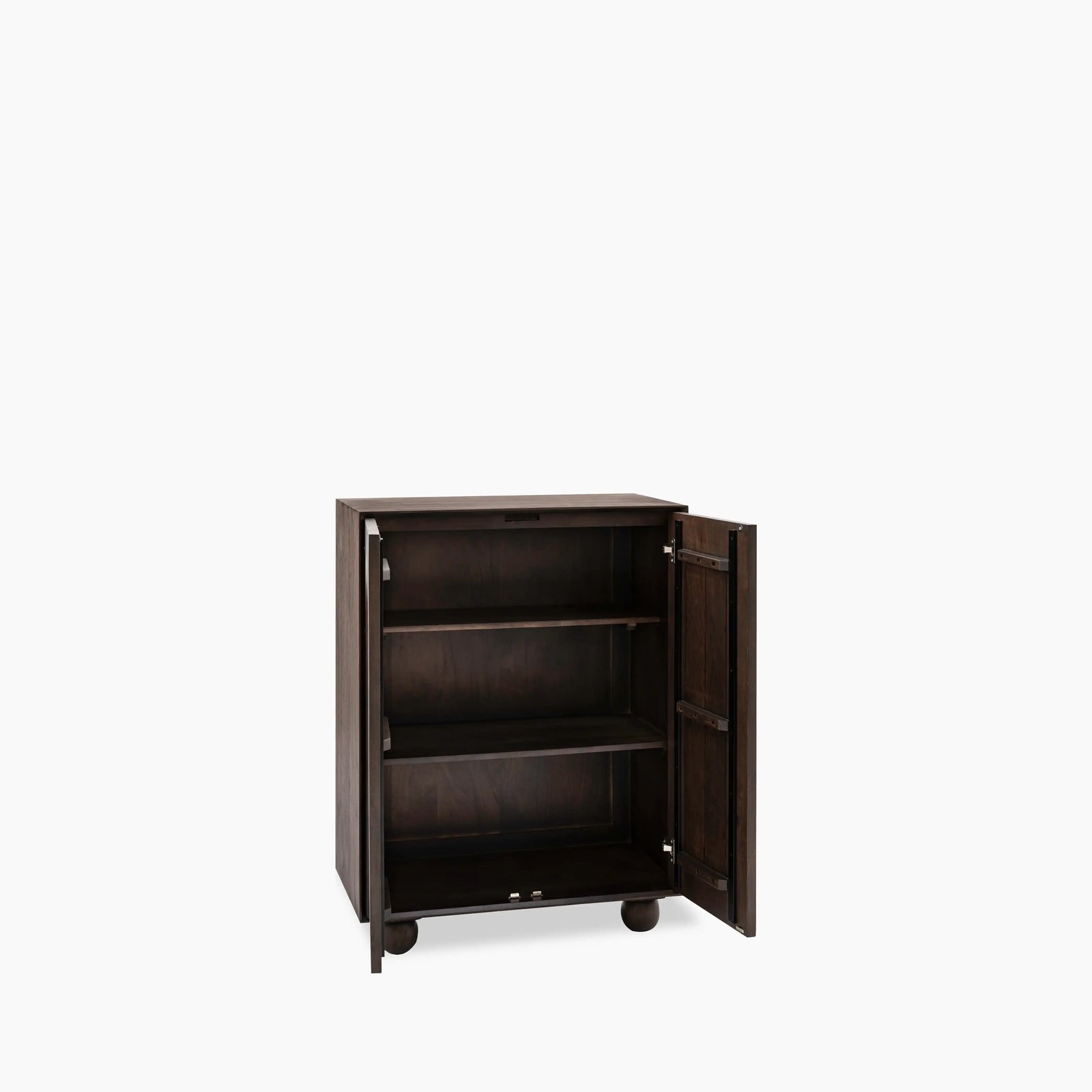 Asher Tall Wooden Sideboard | Dark Mango Wood