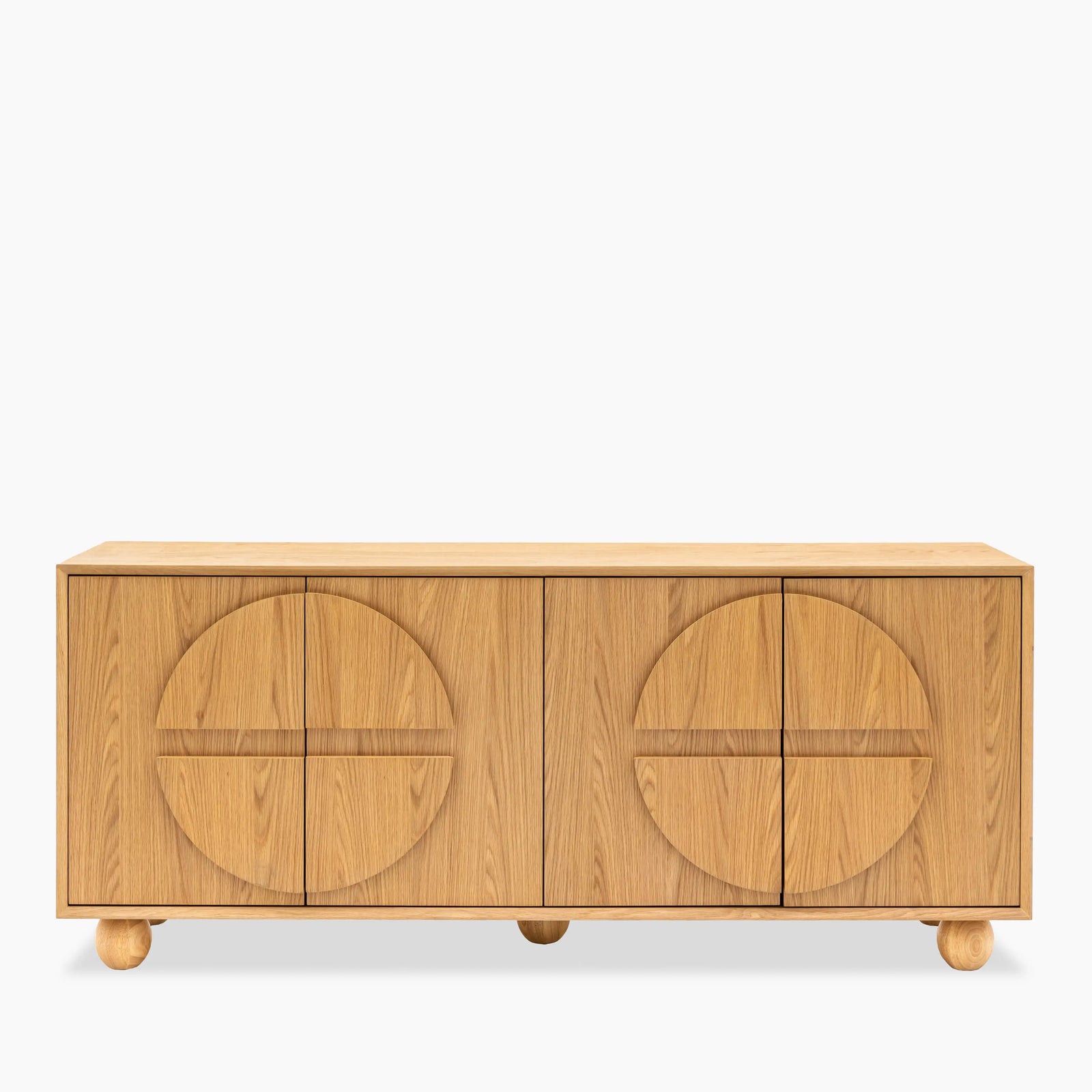 Mina Large Wooden Sideboard | Oak
