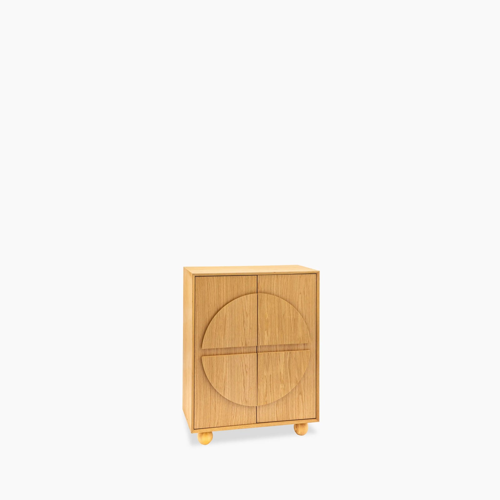 Mina Wooden Drinks Cabinet | Oak