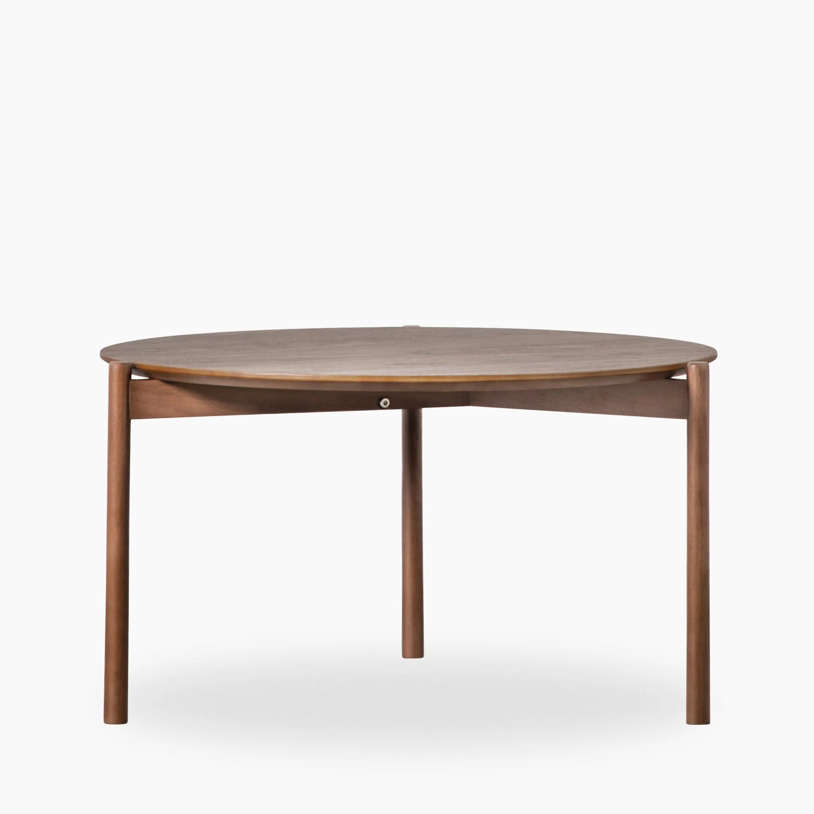 Laurie Round Wooden Coffee Table | Walnut