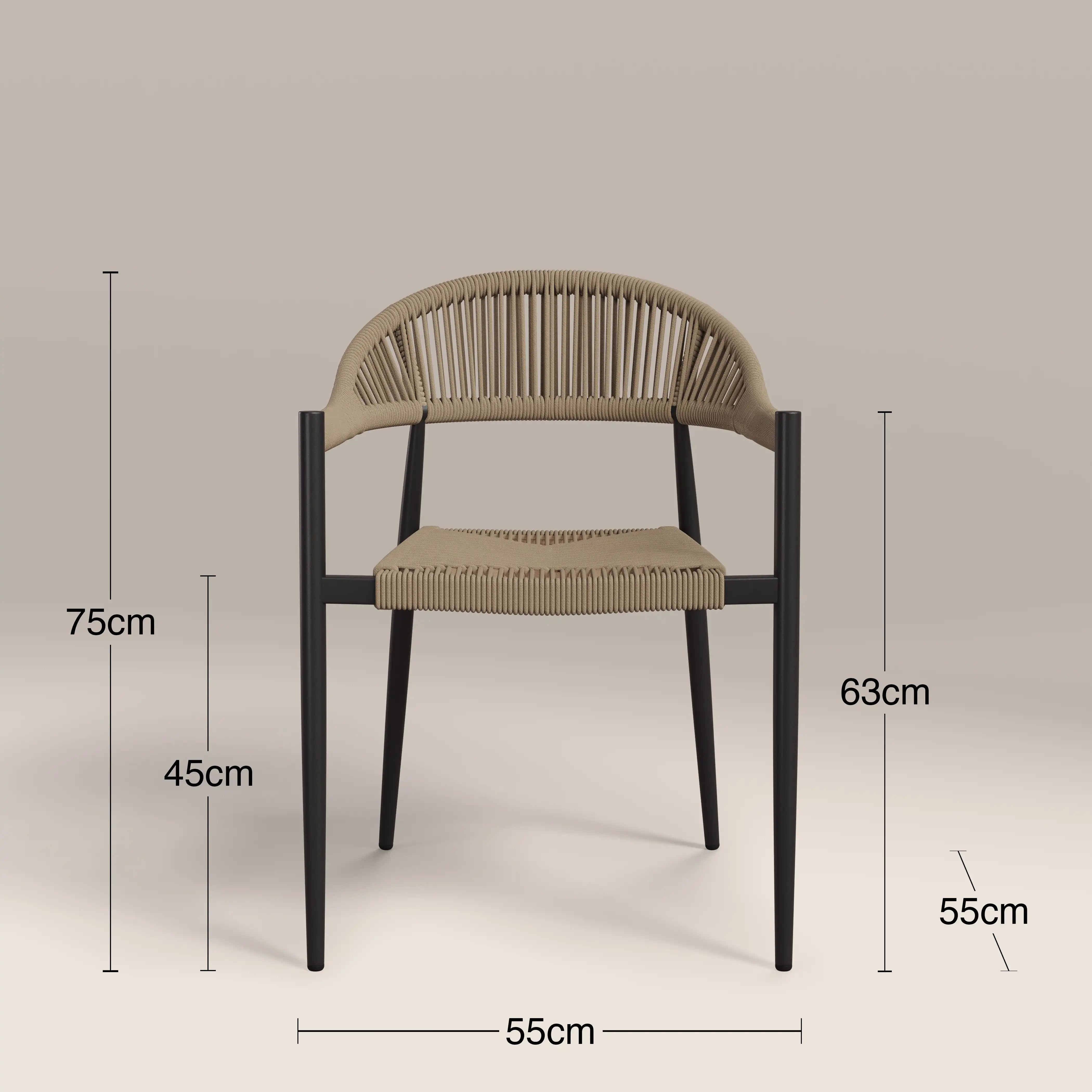 Lorenzo 8 Seat Garden Dining Set | Oak & Beige