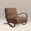 Ada Accent Chair | Ochre Maze Boucle & Walnut