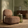 Didsbury Accent Chair | Ochre Maze Boucle & Walnut